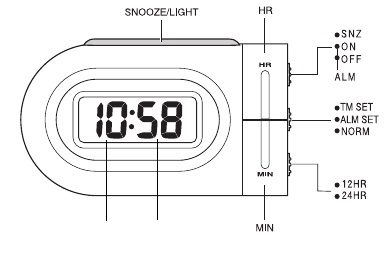 Casio Reloj Despertador DQ-543B-1EF : .es: Hogar y cocina