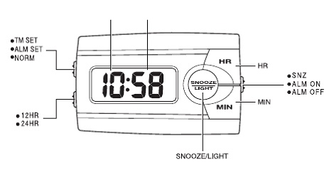 Despertador Casio digital PQ-31-7EF