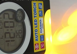 Casio Pq75-1df Reloj despertador de mesa con termómetro digital multifunción