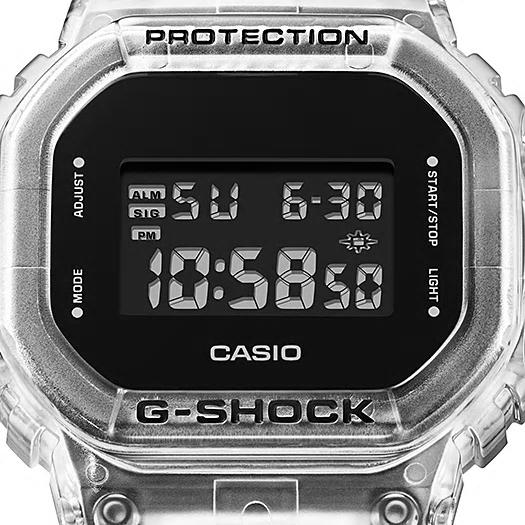 Reloj Casio G-Shock Skeleton hombre DW-5600SKE-7ER - Joyería Oliva