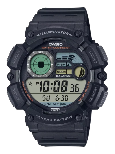 Reloj Casio Collection Digital Caballero Pesca WS-1500H-1AVEF