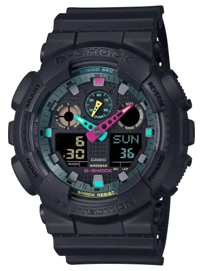 Reloj Casio G-Shock GA-100MF-1AER Multi Fluorescent Accents